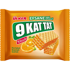 Ulker 9 Kat Tat Orange Wafer 24x39g dimarkcash&carry