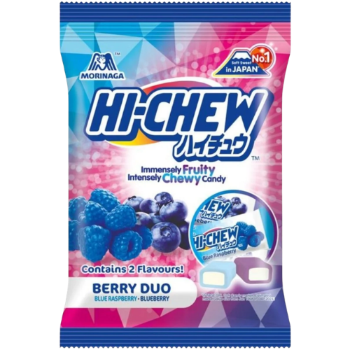 HI-CHEW Berry Duo Raspberry-Blueberry 12X80g dimarkcash&carry