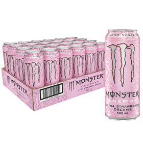 Monster USA Extra Strawberry Dreams 24X473ml dimarkcash&carry
