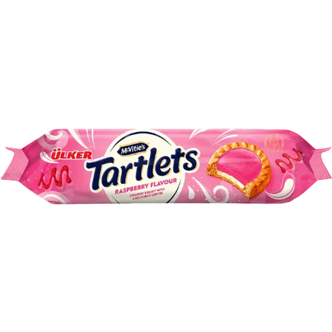 McVities Tartlets Biscuits *Raspberry* Ulker 18x100g dimarkcash&carry