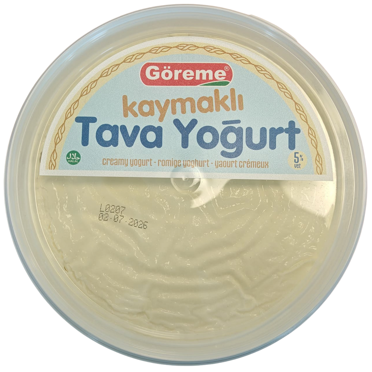 Goreme Kaymakli Tava Yoghurt (%5) 8x700G dimarkcash&carry