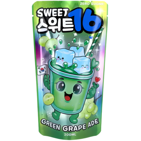 Sweet16 Green Grape 10X200ml dimarkcash&carry