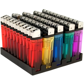 4Smoke Transparent Lighters 50pack dimarkcash&carry