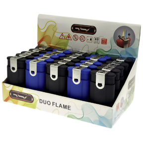 GSD Duo Flame Metallic Lighters 25pack dimarkcash&carry