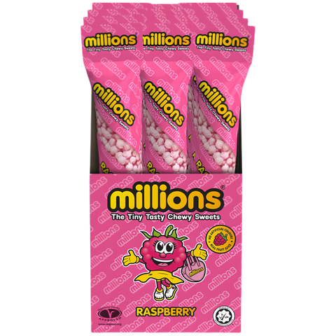 Millions Raspberry Tube 12x55g dimarkcash&carry