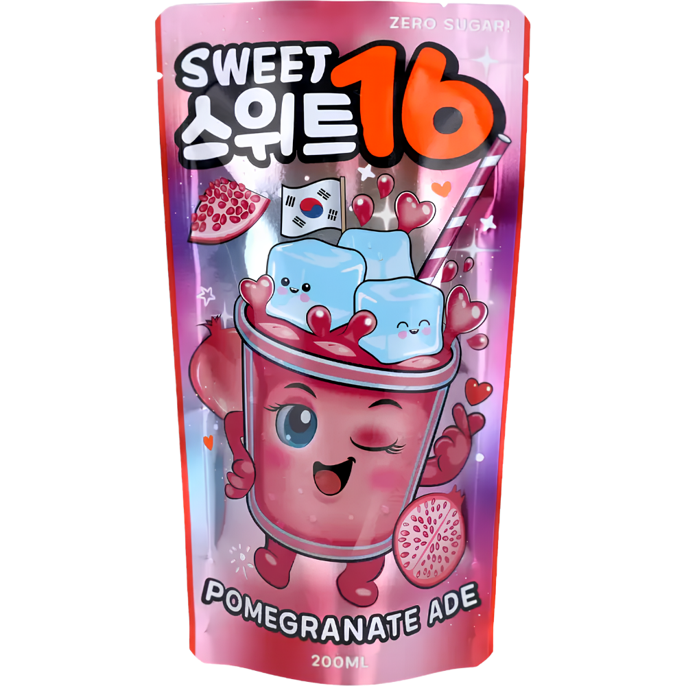 Sweet16 Pomegranate 10X200ml dimarkcash&carry