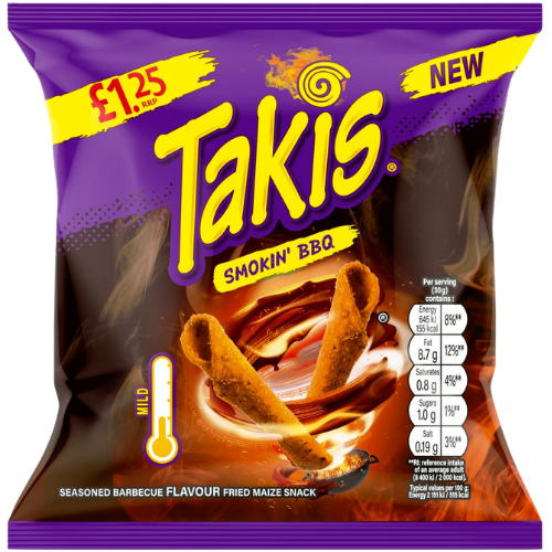 Takis BBQ 21x55g £1.25 PM dimarkcash&carry