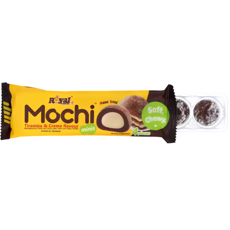 Royal Mochi SnackPack Tiramisu & Creme 12X40g dimarkcash&carry