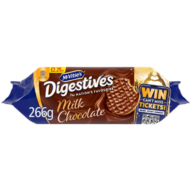 McVities Milk Chocolate Digestive Biscuits ulker PM £2.25 15x266g dimarkcash&carry