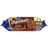 McVities Milk Chocolate Digestive Biscuits ulker PM £2.25 15x266g dimarkcash&carry