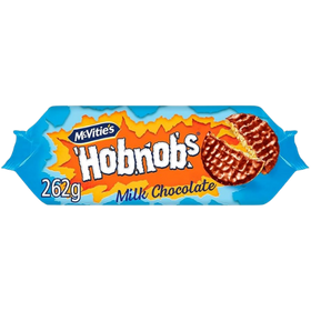McVities Hobnobs Milk Chocolate ulker PM £2.25 15x262g dimarkcash&carry
