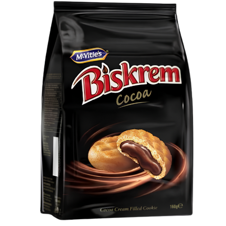 McVities Biskrem Cocoa Cream 12x160g dimarkcash&carry