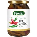 Bevelini Green & Red Hot Chillies 6X280G