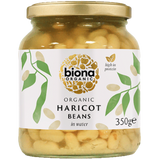 Organic Biona Haricot Beans Jar 6X350G
