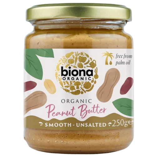 Organic Biona Peanut Butter 6X250G