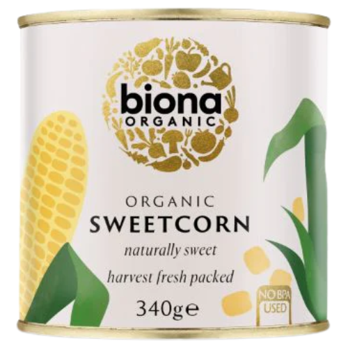 Biona Sweetcorn 6X340G