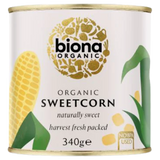 Organic Biona Sweetcorn 6X340G