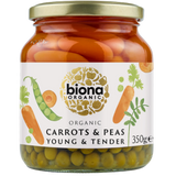 Organic Biona Carrot Peas 6X350G