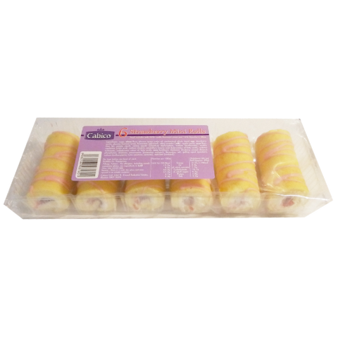 Cabico Strawberry Mini Rolls 12X150G