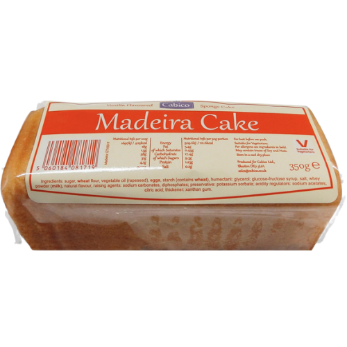 Cabico Madeira Cake 6X350G