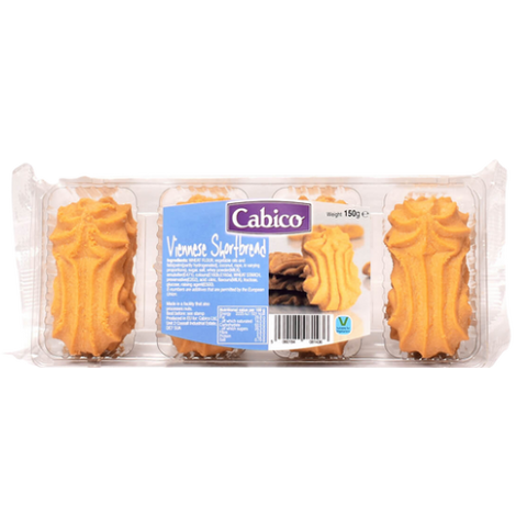 Cabico Viennese Shortbread 20X150G
