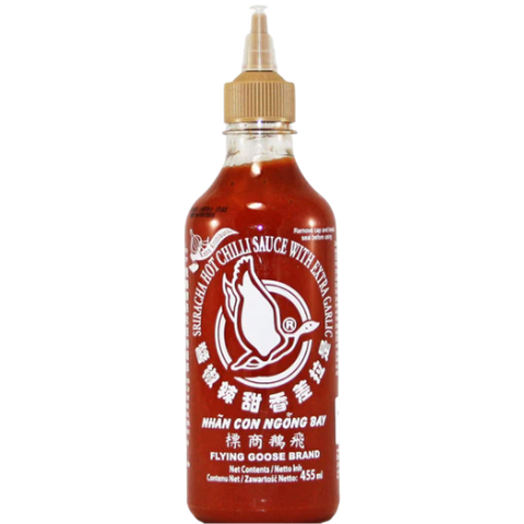 Flying Goose Sriracha Chilli Sauce Extra Garlic 6X455Ml