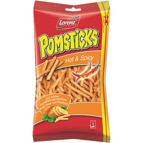 Lorenz Pomsticks Hot Spicy 14x85g