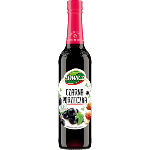 Lowicz Blackcurrant Syrup 6X400Ml - Z Czarnej