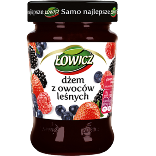 Lowicz Forest Fruit Jam 8X280G O. Lesne