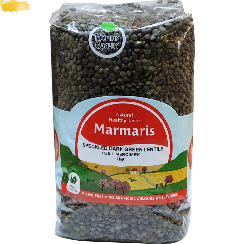 Marmaris Speckled Dark Green Lentils 6X1Kg
