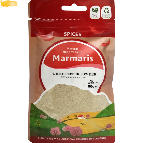 Marmaris White Pepper Powder 10X80Gr