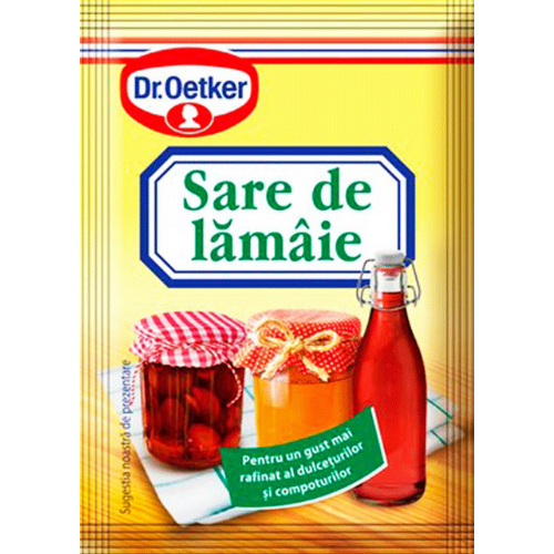 Dr Oetker Sare De Lamaie - Lemon Salt 50X8G