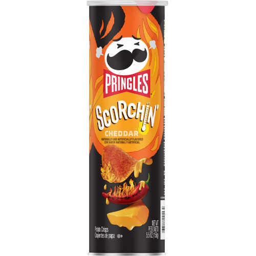 Pringles Scorchin Cheddar 14X156G